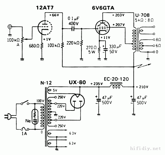 12AT7+6V6ӹܵ˵diy¼