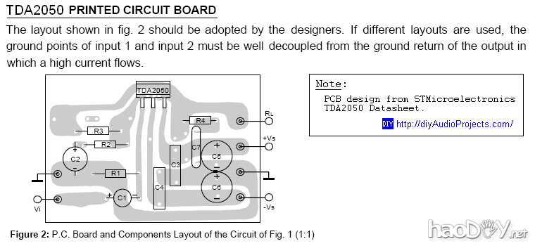 ¹:DIY TDA2050 ICHi-FiоƬŴ