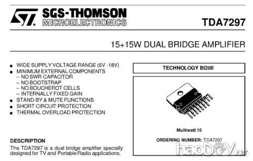 Ƶ: TDA7297ɢDIYԻ