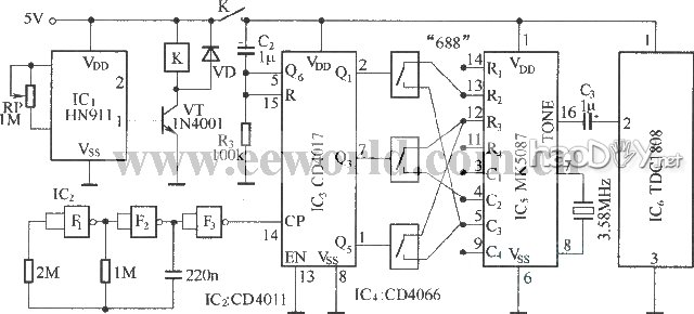 ��������̽���·���߱�������·(TDC1808/TDC1809)