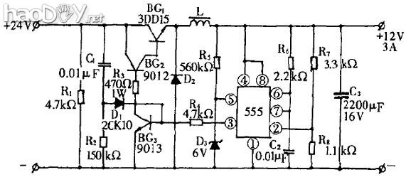 24VΪ12V͵Դѹ