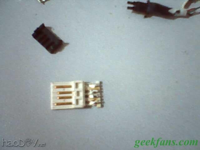 diy改造“自制USB延长线”的插头