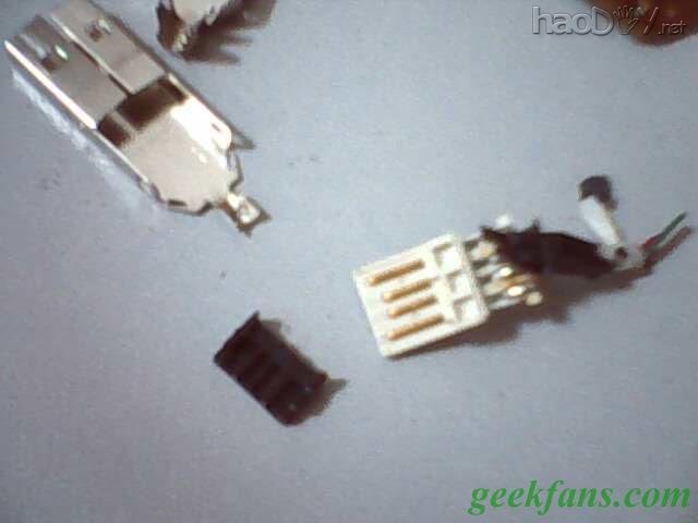 diy改造“自制USB延长线”的插头