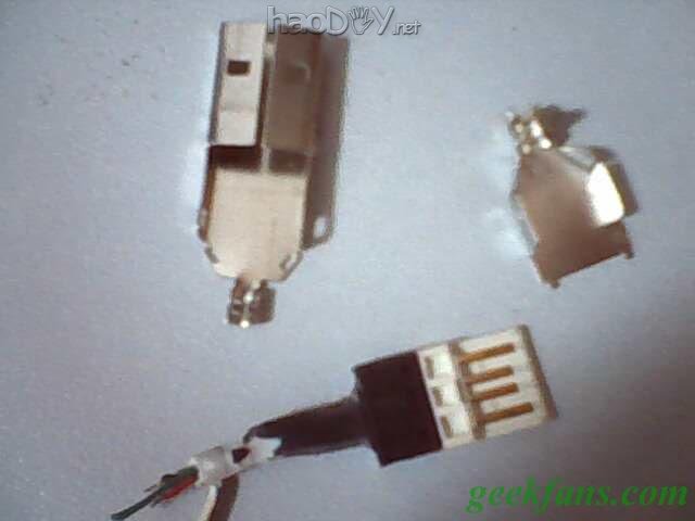 diy改造“自制USB延长线”的插头