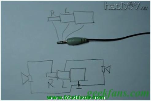 自制手机专用耳机变普通耳机