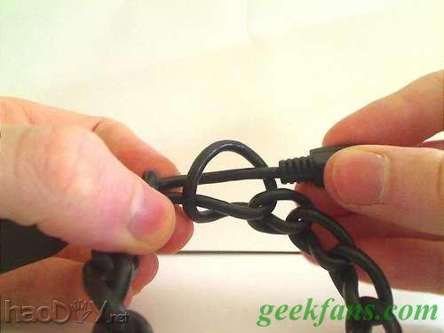 自制USB连接线化身手链