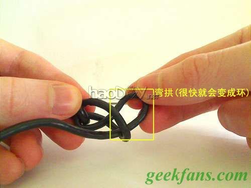 自制USB连接线化身手链