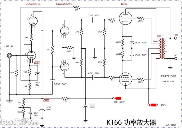 Ϊecc32+KT66/EL34PP쵨ӹܷŴ