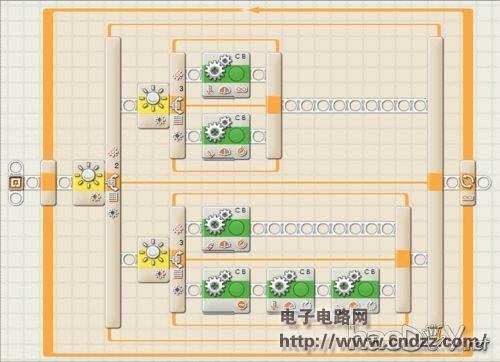 能巡线的NXT机器爬虫
