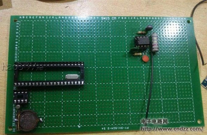 三合一作品:心形流水灯+数码管时钟+触摸无级调光台灯,这个礼物