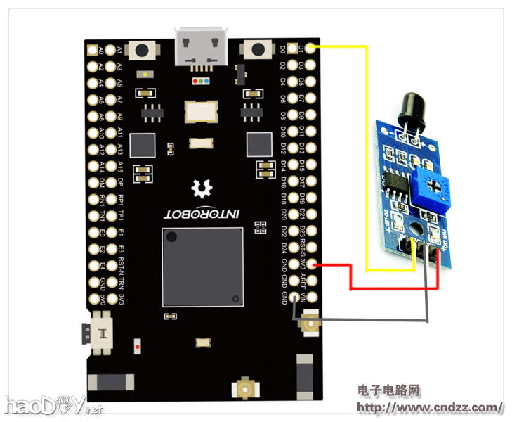 DIY一个明火报警器,防患于未然!