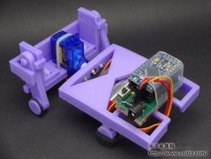 手把手教你DIY单舵机蠕动机器人