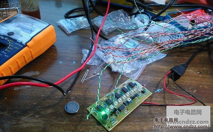 旋律led+十段电平指示+JCDQ43A电子管6E2 调谐指示电平线路+废旧