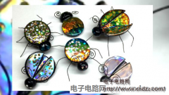 废旧光盘再利用:DIY七彩瓢虫