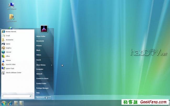 Ubuntu LinuxWindows 7ģ